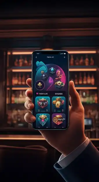 Interface de jeu du Hugo Bets Casino avec des machines à sous et un aperçu du bonus sans wager